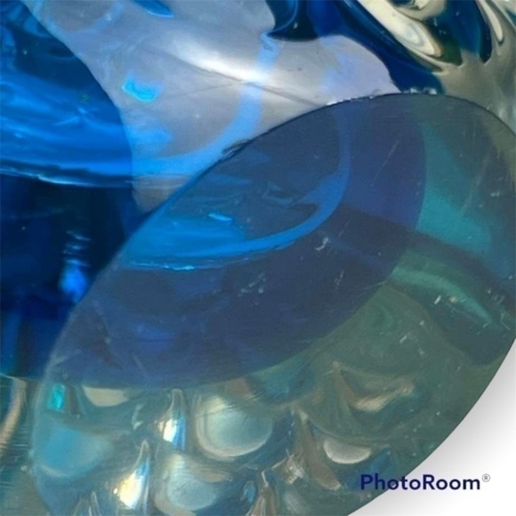 VINTAGE Raindrop Art Glass 12"x 6" - Picture 9 of 11